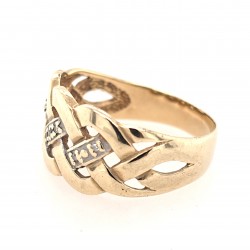 Pre Owned 9ct Mens Celtic Band ZX648